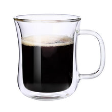 Load image into Gallery viewer, Coffee Mug Double Layers Wall Glass Insulated Milk Coffee  Mug Cup With Handle For Hot Cold Beverage Heat Insulation Office
