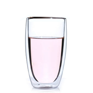 Coffee Mug Double Layers Wall Glass Insulated Milk Coffee  Mug Cup With Handle For Hot Cold Beverage Heat Insulation Office